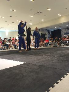 Chad wins bjj kumite match